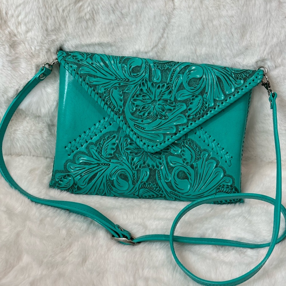 David Luna famous Mexican designer of handmade leather purses.